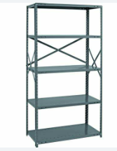 steel shelves